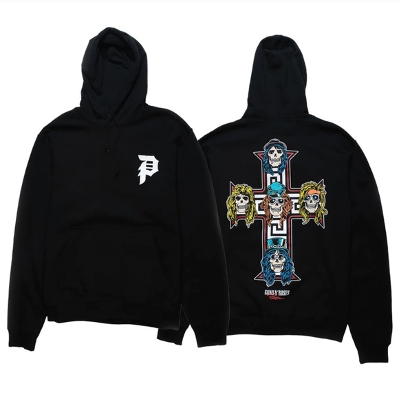 Primitive x Guns n Roses Cross Hoodie - Picture 1 of 3
